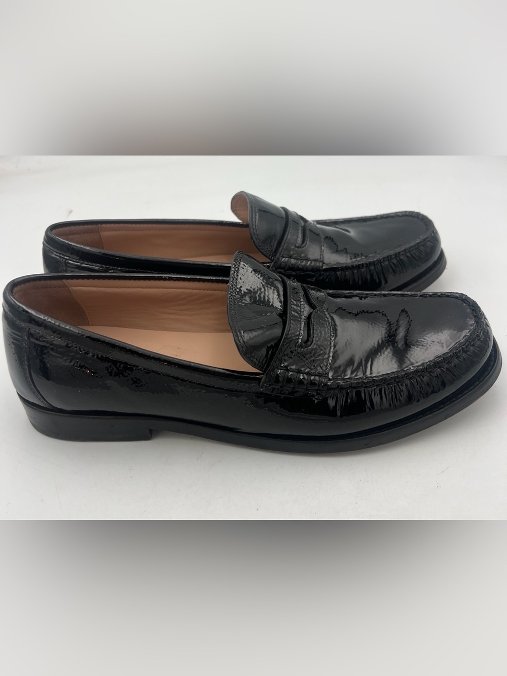 COLE HAAN GRAND 360 Black Patent Leather Loafer Women’s Size 8.5 - Picture 2 of 14